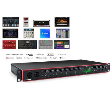image of Focusrite Scarlett 18i20 3rd Gen USB Interface with Software Suite with sku:frams181203g-adorama