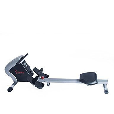 image of Sunny Health & Fitness Magnetic Rowing Machine Rower, LCD Monitor with Tablet Holder - Synergy Power Motion - SF-RW5801 with sku:b07dkhs7h2-amazon
