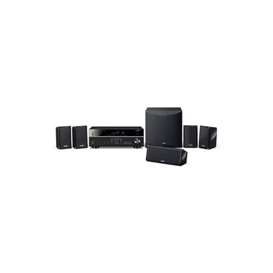 Yamaha - 5.1-Channel 4K Home Theater Speaker System with Powered Subwoofer and Bluetooth Streaming - Black