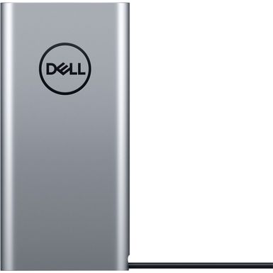 image of Dell - 65W USB-C Notebook Power Bank Plus for most Type-C laptops and most USB-A devices - PW7018LC - Silver with sku:bb20962559-6432651-bestbuy-dell