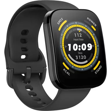 image of Amazfit - Bip 5 Smartwatch 49mm Polycarbonate Plastic - Black with sku:bb22193700-bestbuy