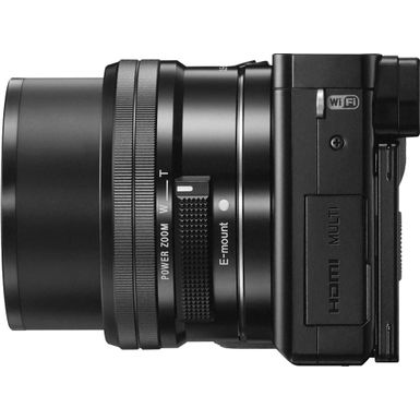 Alt View Zoom 14. Sony - Alpha a6000 Mirrorless Camera with 16-50mm Retractable Lens - Black