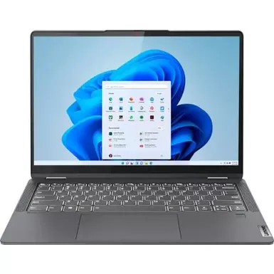 image of Lenovo Flex 5i 14" Laptop - Intel Core i3-1215U with 8GB Memory - Intel Iris Xe Graphics - 256GB SSD - Storm Grey with sku:bb22261856-bestbuy