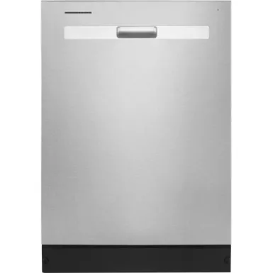 Whirlpool - 24" Top Control Built-In Dishwasher with Boost Cycle and 55 dBa - Stainless Steel