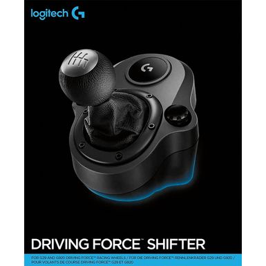 Alt View Zoom 15. Logitech - Driving Force Shifter for Xbox Series X|S, Xbox One, and PlayStation 4 & 5 - Black/Silver