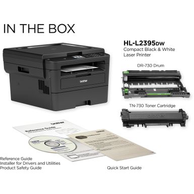 Alt View Zoom 15. Brother - HL-L2395DW Wireless Black-and-White All-In-One Refresh Subscription Eligible Laser Printer - Gray