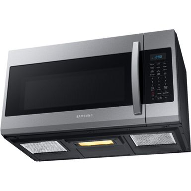 Alt View Zoom 14. Samsung - 1.9 Cu. Ft.  Over-the-Range Microwave with Sensor Cook - Stainless steel