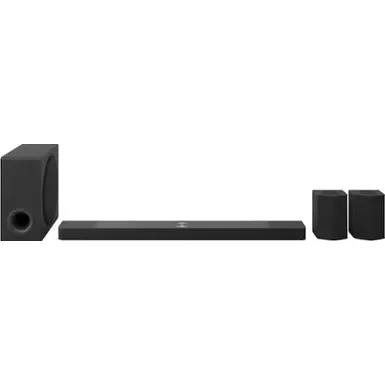 image of LG - 9.1.5-Channel Soundbar with Subwoofer and Rear Speakers, Dolby Atmos - Black with sku:bb22289834-bestbuy