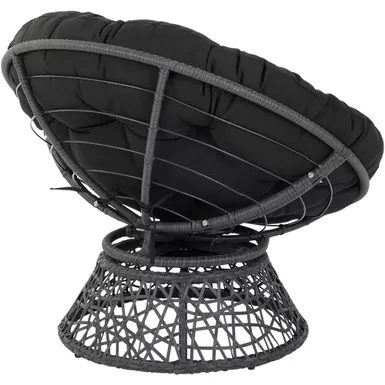 OSP Home Furnishings - Papasan Chair - Black