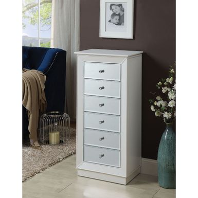 image of ACME Talor Jewelry Armoire, White with sku:97171-acmefurniture