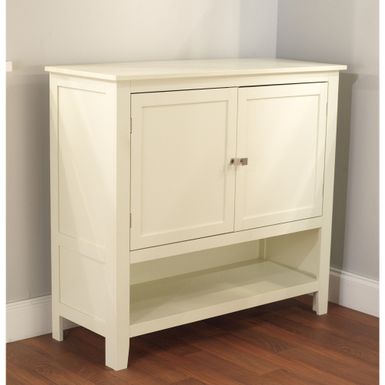Simple Living - Montego Two-Door Buffet - Antique White