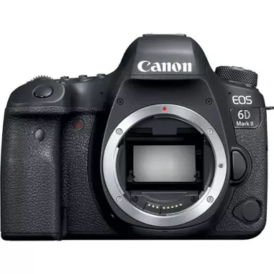 image of Canon - EOS 6D Mark II DSLR Video Camera (Body Only) - Black with sku:b072mzcjkn-amazon