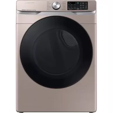 image of Samsung Ada 7.5 Cu. Ft. Champagne Smart Electric Dryer With Steam Sanitize+ with sku:bb21935932-bestbuy