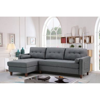 image of Weatherall Tufted Sectional - Dark Gray with sku:t_z7-bcwqvcjma3cllanngstd8mu7mbs-con-ovr