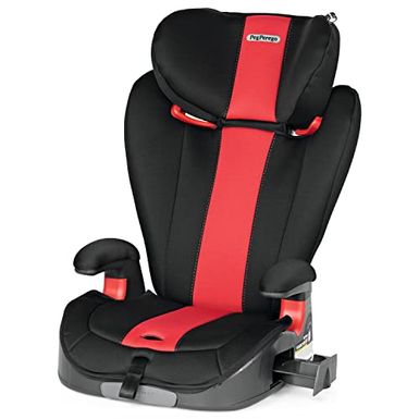 image of Viaggio HBB 120 - Booster Car Seat - for Children from 40 to 120 lbs - Made in Italy - Monza (Black/Red) with sku:b09y9hl199-peg-amz
