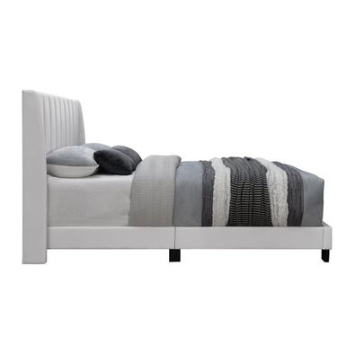 image of Herman Queen Bed - White with sku:ppcnrrlhcsanf5imsubldastd8mu7mbs-overstock