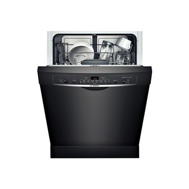 image of Bosch Ascenta SHE3AR76UC dishwasher - built-in - 24" - black with sku:she3ar76uc-electronicexpress