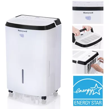 image of Honeywell Energy Star 20-Pint Dehumidifier with Washable Filter with sku:tp30wk-almo