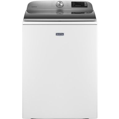 image of Maytag - 4.7 Cu. Ft. Smart Top Load Washer with Extra Power Button - White with sku:mvw6230hw-electronicexpress