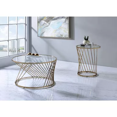 ACME Bluelipe Coffee Table, Champagne