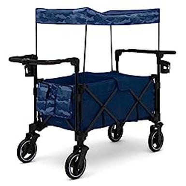image of babyGap by Delta Children Deluxe Explorer Wagon - Greenguard Gold Certified,Navy Camo with sku:b0btfyfsyq-amazon