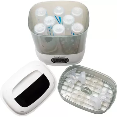 image of Baby Brezza - One Step Baby Bottle Sterilizer and Dryer Advanced - White with sku:bb21713353-bestbuy