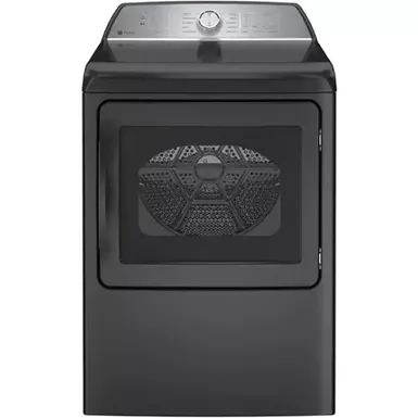 image of GE Profile - 7.4 Cu. Ft. Smart Electric Dryer with Sanitize Cycle and Sensor Dry - Diamond Gray with sku:bb21807982-bestbuy