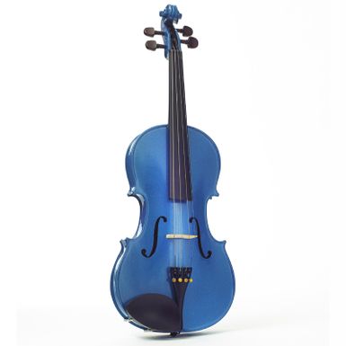 image of Stentor 1441PBU Harlequin Viola. 15" Blue with sku:stn-1441pbu-guitarfactory