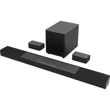 Alt View Zoom 19. VIZIO - 5.1.2-Channel M-Series Premium Sound Bar with Wireless Subwoofer, Dolby Atmos and DTS:X - Dark Charcoal