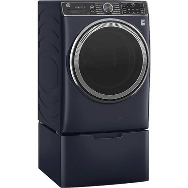 Alt View Zoom 1. GE - 5.0 Cu Ft High-Efficiency Stackable Smart Front Load Washer w/UltraFresh Vent, Microban Antimicrobial & 1-Step Wash+Dr