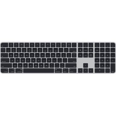 image of Magic Keyboard with Touch ID and Numeric Keypad for Mac models with Apple silicon - Black with sku:bb21070523-6276710-bestbuy-apple