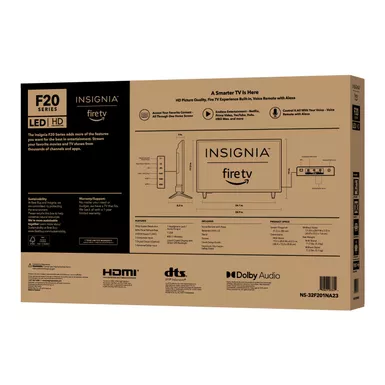 image of Insignia™ - 32" Class F20 Series LED HD Smart Fire TV with sku:bb21903095-bestbuy