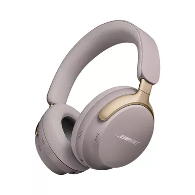 image of Bose QuietComfort Ultra Wireless Noise Cancelling Over-Ear Headphones - Sandstone with sku:bb22260808-bestbuy