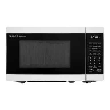 image of Sharp Countertop Microwave 0.7 Cu. Ft. In White with sku:smc0760hwh-abt