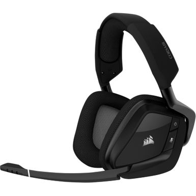 Angle Zoom. CORSAIR - VOID RGB ELITE Wireless 7.1 Surround Sound Gaming Headset for PC, PS5, PS4 - Carbon