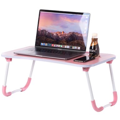 image of Bed Tray Laptop Foldable Table, Kids Lap Desk Homework Table - Pink with sku:hxy9qe4wl-hlrgwwwftgvqstd8mu7mbs-qui-ovr