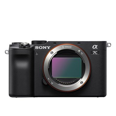 image of Sony Alpha 7C Mirrorless Digital Camera, Black with sku:isoa7cb-adorama
