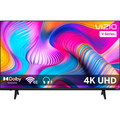 image of Vizio - V-Series 43" 4K Smart TV, Black with sku:bb22041607-bestbuy