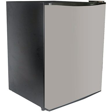 image of Avanti Stainless Steel Compact Refrigerator with sku:ar24t3s-electronicexpress