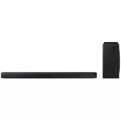 image of Samsung Soundbar Q-series 3.1.2 Channel Wireless Dolby Atmos With Q-symphony In Graphite Black with sku:bb22285542-bestbuy