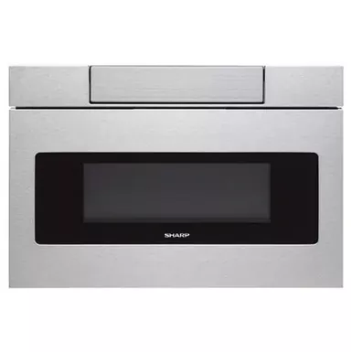image of Sharp - 30" 1.2 Cu. Ft. Built-in Microwave Drawer - Stainless Steel with sku:bb19807847-bestbuy