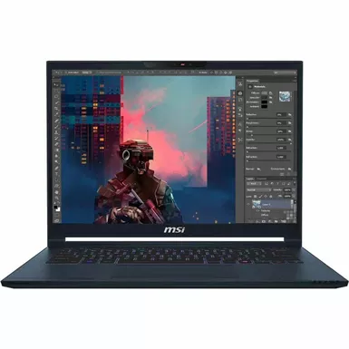 MSI Stealth 14 AI Studio A1VGG-089US 14" 2.8K 120Hz Gaming Laptop, Intel Core Ultra 9 185H 2.3GHz, 64GB RAM, 1TB SSD, NVIDIA GeForce RTX 4070 8GB, Windows 11 Pro, Star Blue