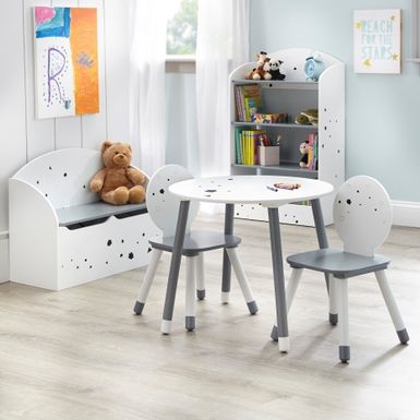 image of Simple Living Talori Kids Table Set with Bookshelf and Toybox - Black with sku:mwhgvcteqv0nea0w2wt5zwstd8mu7mbs-overstock