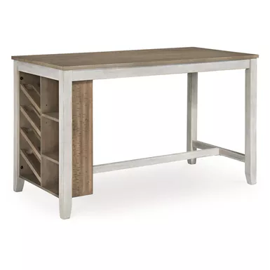image of Skempton Rectangular Counter Table w/Storage with sku:d394-32-ashley