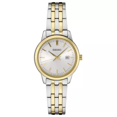 Seiko - Ladies Essentials Two-Tone Stainless Steel Watch White Dial