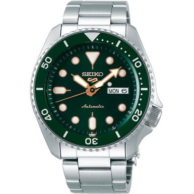 image of Seiko 5 Sports 24-Jewel Automatic Watch - Green with sku:srpd63-electronicexpress