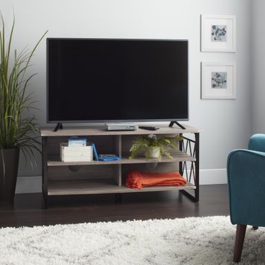 Simple Living Seneca XX 48-inch TV Stand - Black/Gray