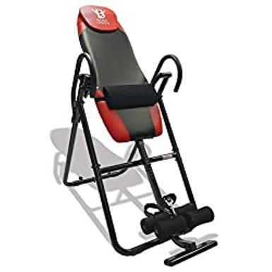 image of Body Vision IT9825 Premium Inversion Table with Adjustable Head Rest & Lumbar Support Pad, - Heavy Dutyup to 250 lbs., Red with sku:b07gdzk9nc-amazon