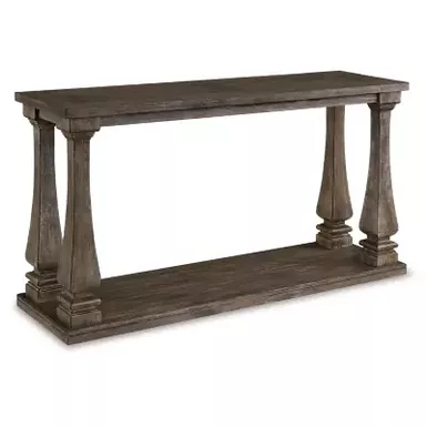 image of Gray Johnelle Sofa Table with sku:t776-4-ashley