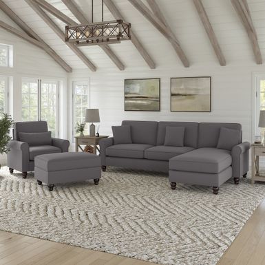 image of Hudson 102W Sectional Couch and Living Room Set by Bush Furniture - French Gray Herringbone with sku:awvhybtnxdidgbrk9_xqdwstd8mu7mbs-bus-ovr